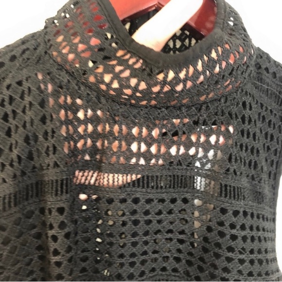 Dance & Marvel Black Lace Short Sleeve Dress - Picture 7 of 15